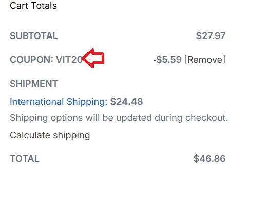 Coupon verification screenshot on Project Noo You