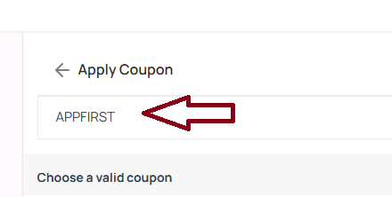 Coupon verification screenshot on Purplle