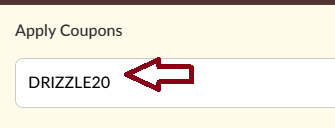 Coupon verification screenshot on Rentickle