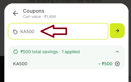 Coupon verification screenshot on Shopzlade