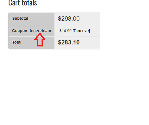Coupon verification screenshot on Singema