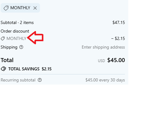 Coupon verification screenshot on Slumber CDN