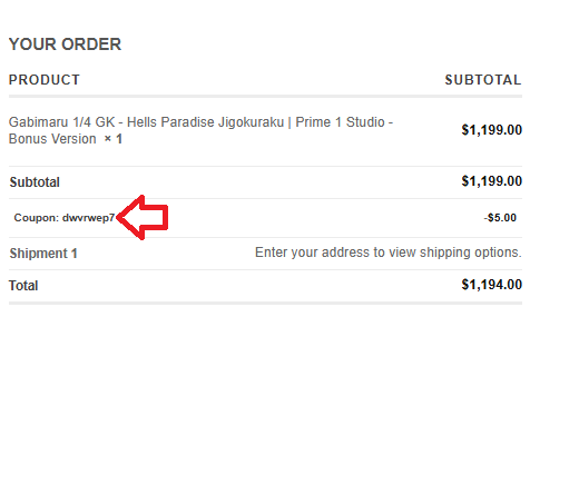 Coupon verification screenshot on TopGK Store