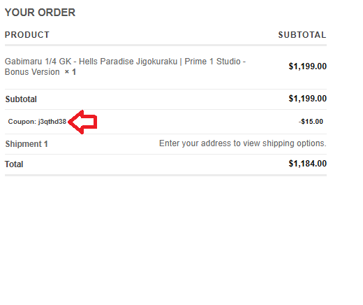 Coupon verification screenshot on TopGK Store