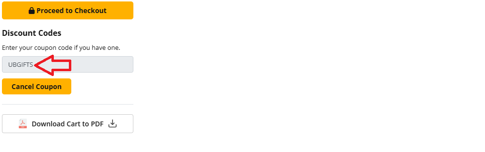 Coupon verification screenshot on Ubuy