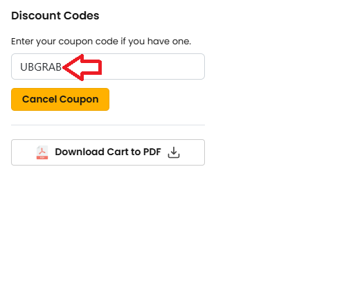 Coupon verification screenshot on Ubuy