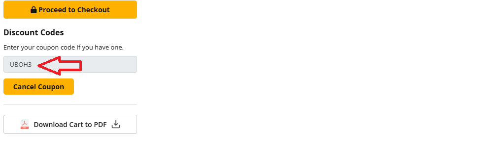 Coupon verification screenshot on Ubuy