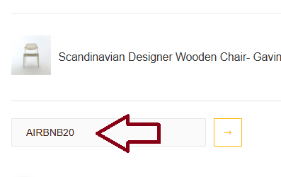 Screenshot of tested coupon for Vidi Furniture