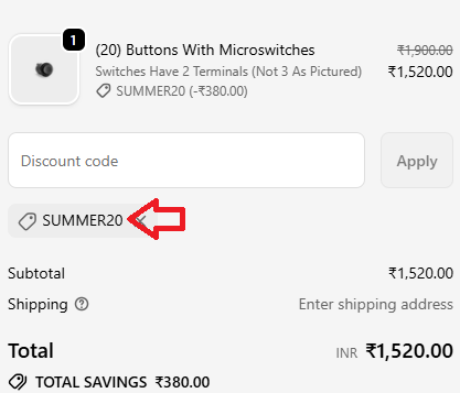 Coupon verification screenshot on X-Arcade