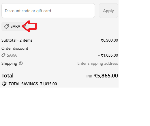 Screenshot of tested coupon for Yeoreo