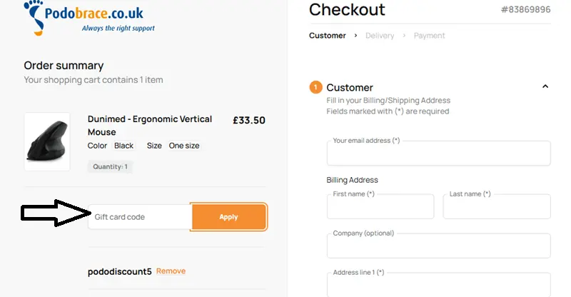 Podobrace coupon code