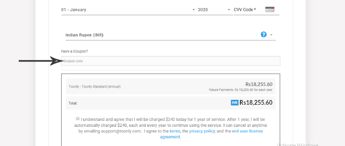 toonly-checkout-page
