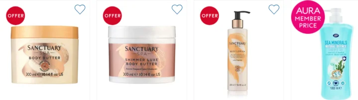 boots personal care products