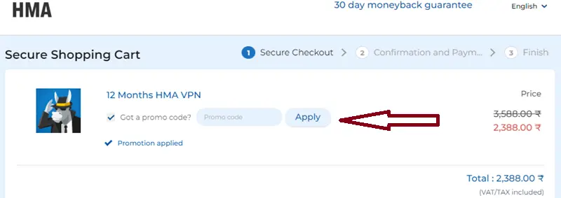HAM Coupon code