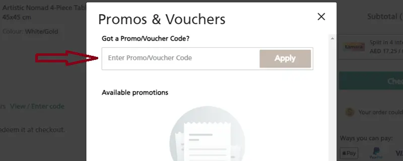 Home Center coupon code