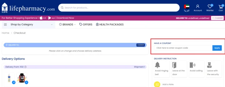 how to use life pharmacy coupon code