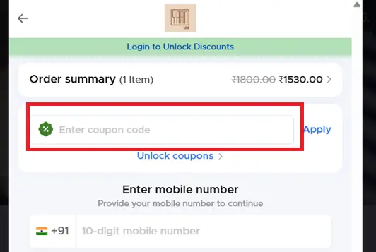 how to use yaanman coupon