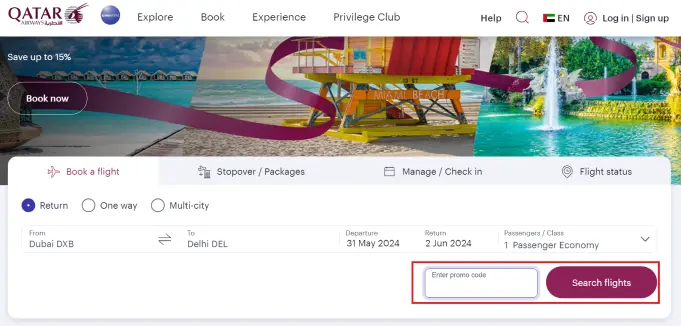 how to use qatar airways