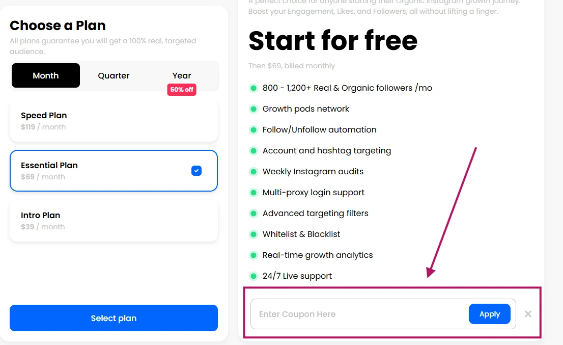 where to apply nitreo coupon
