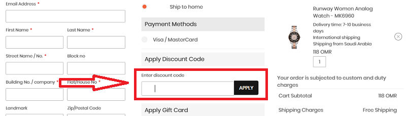 how to use ontime coupon code 