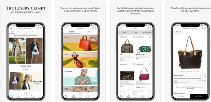 the luxury closet app