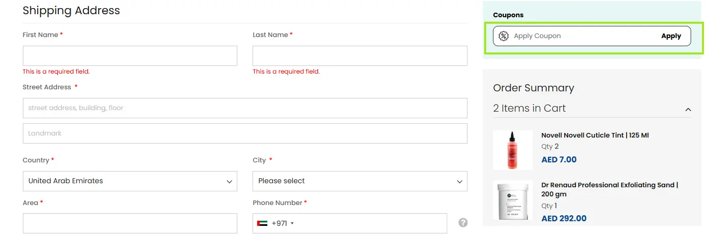 how to redeem nazih coupon