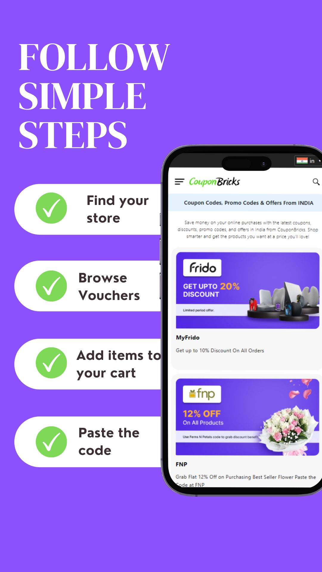 how CouponBricks works