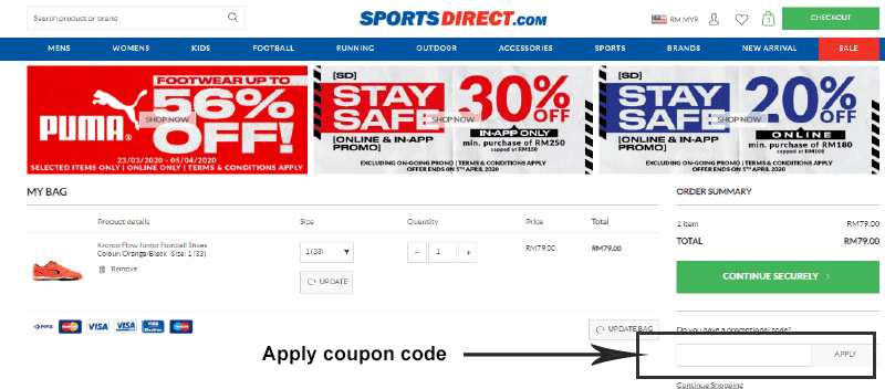 sportsdirect-checkout-page